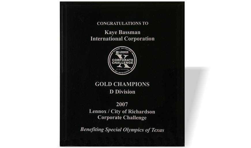 Special Olympics Texas Gold Champions "D" Division 2007